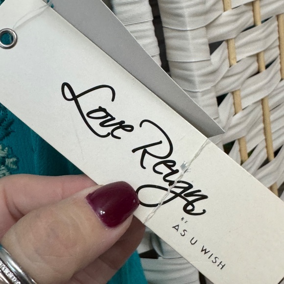 Cute teal sundress with crisscross detail - Picture 8 of 10